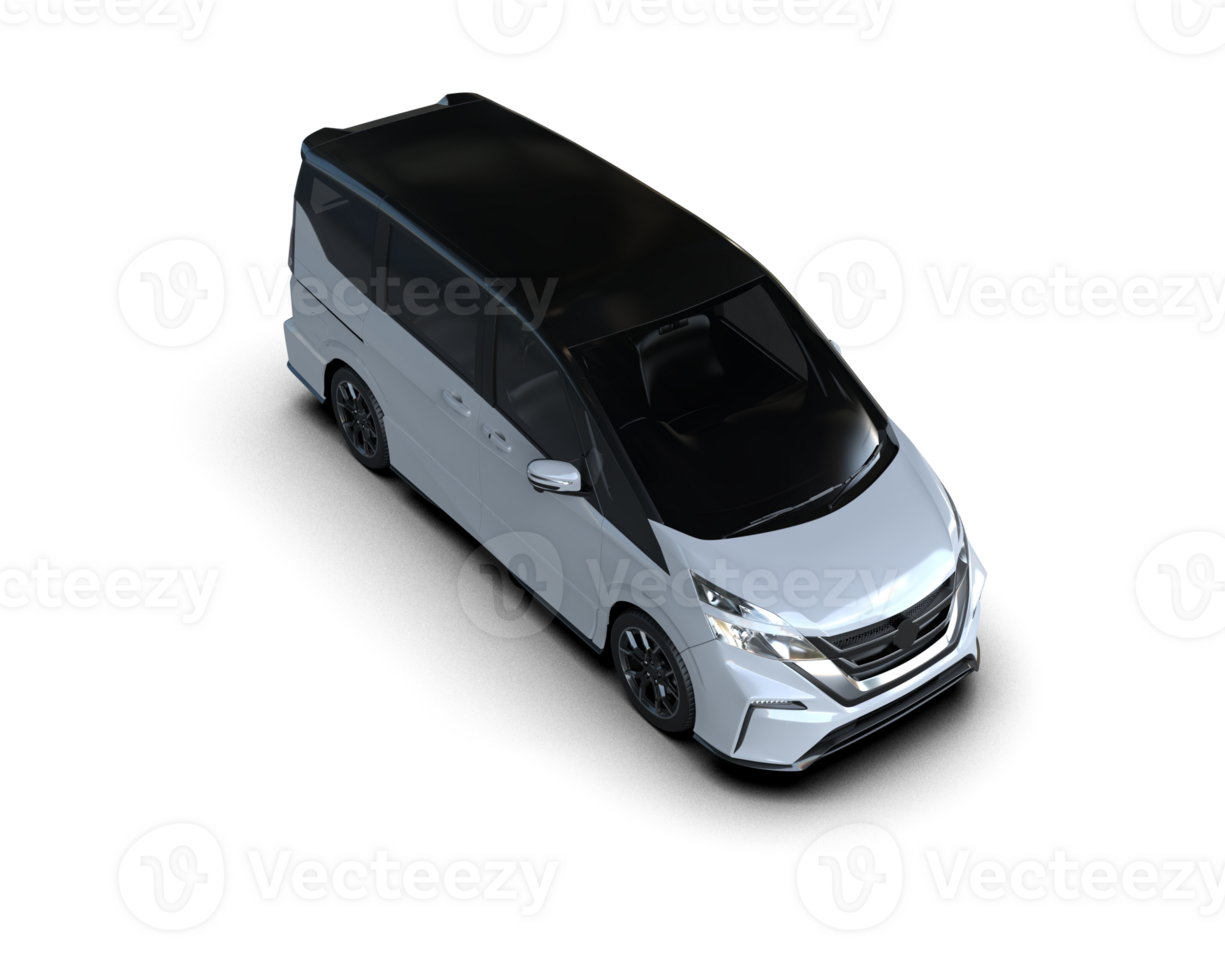 Modern car isolated on background. 3d rendering - illustration png