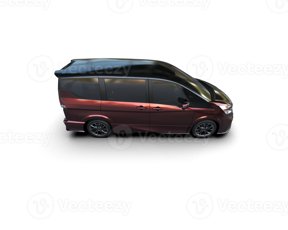 Modern car isolated on background. 3d rendering - illustration png