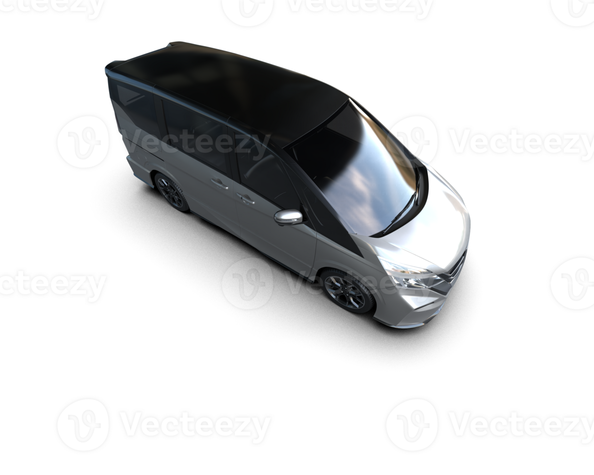 Modern car isolated on background. 3d rendering - illustration png