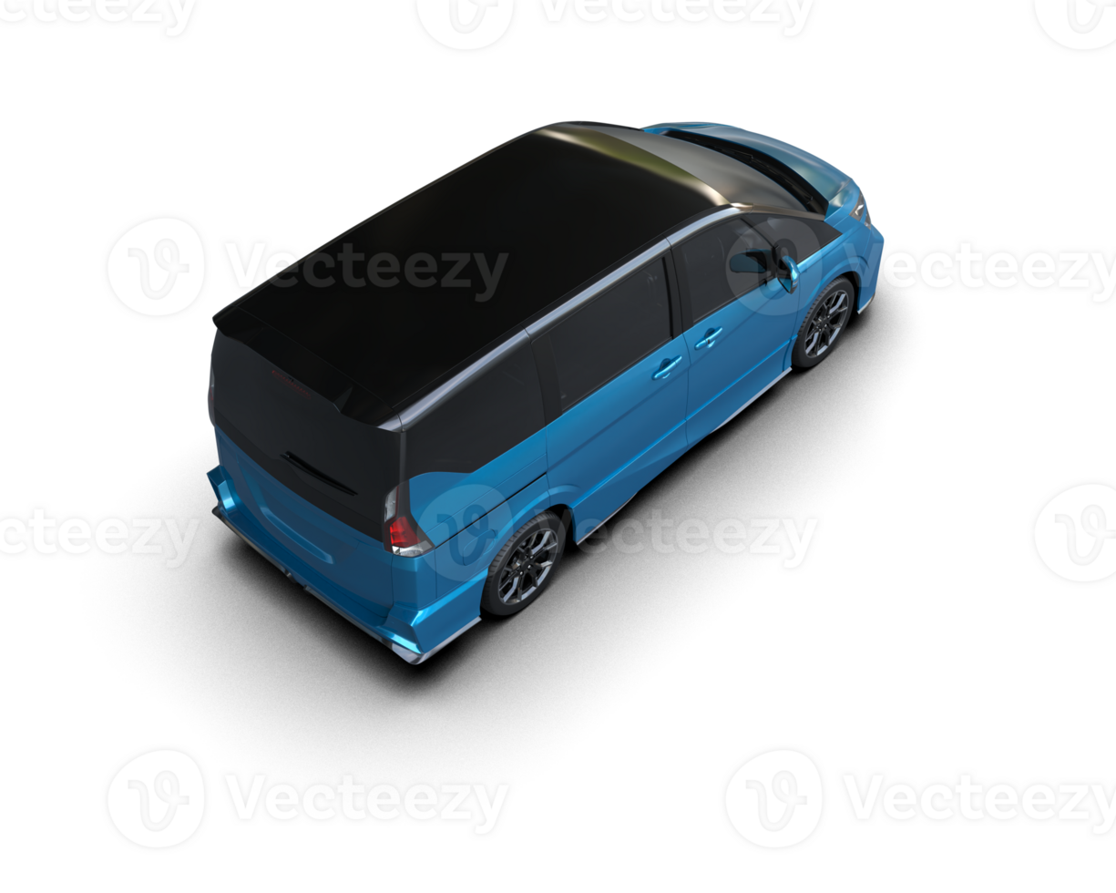 Modern car isolated on background. 3d rendering - illustration png