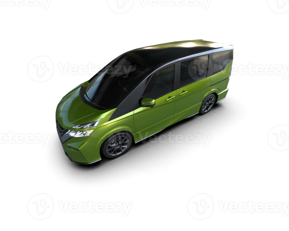 Modern car isolated on background. 3d rendering - illustration png