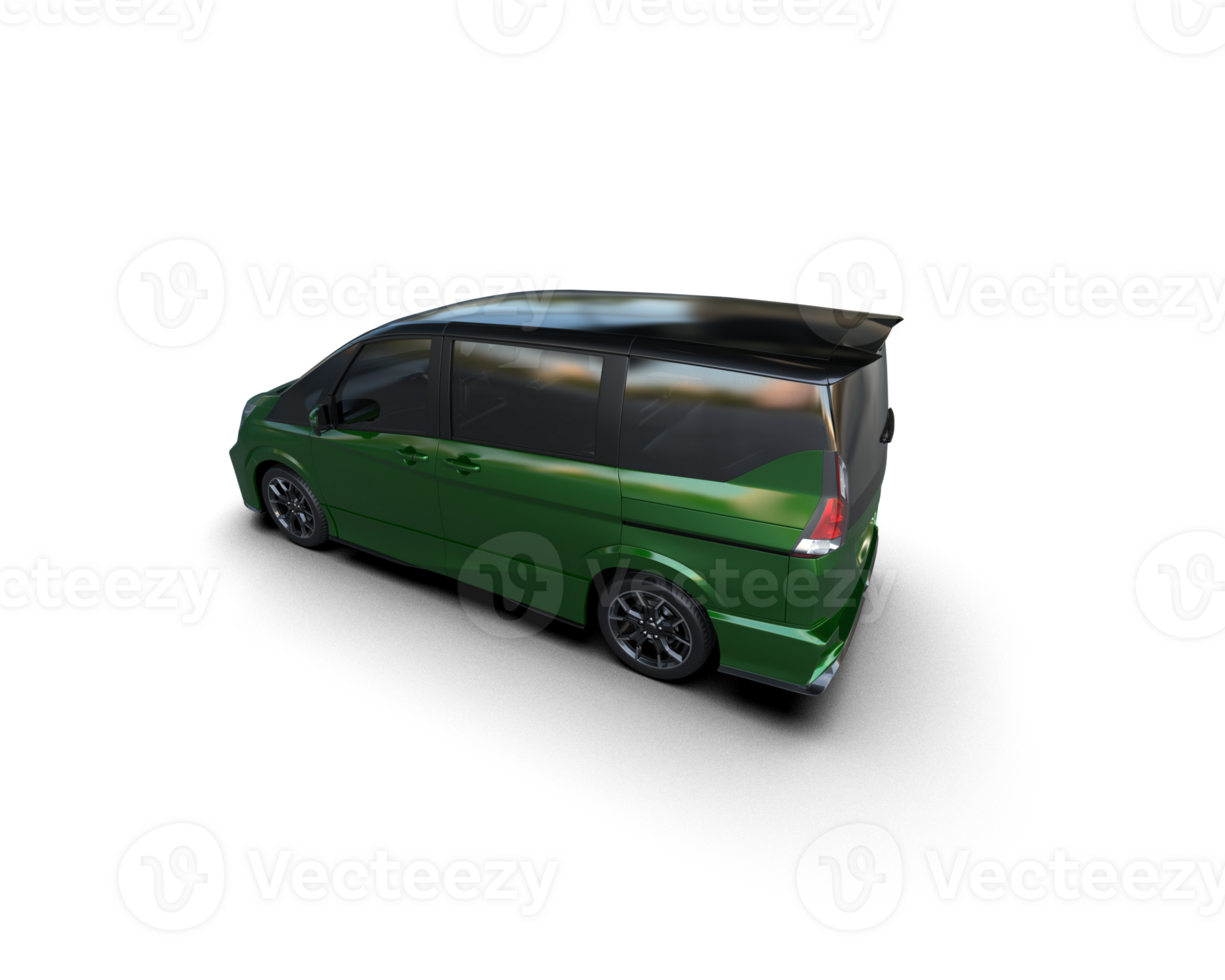 Modern car isolated on background. 3d rendering - illustration png