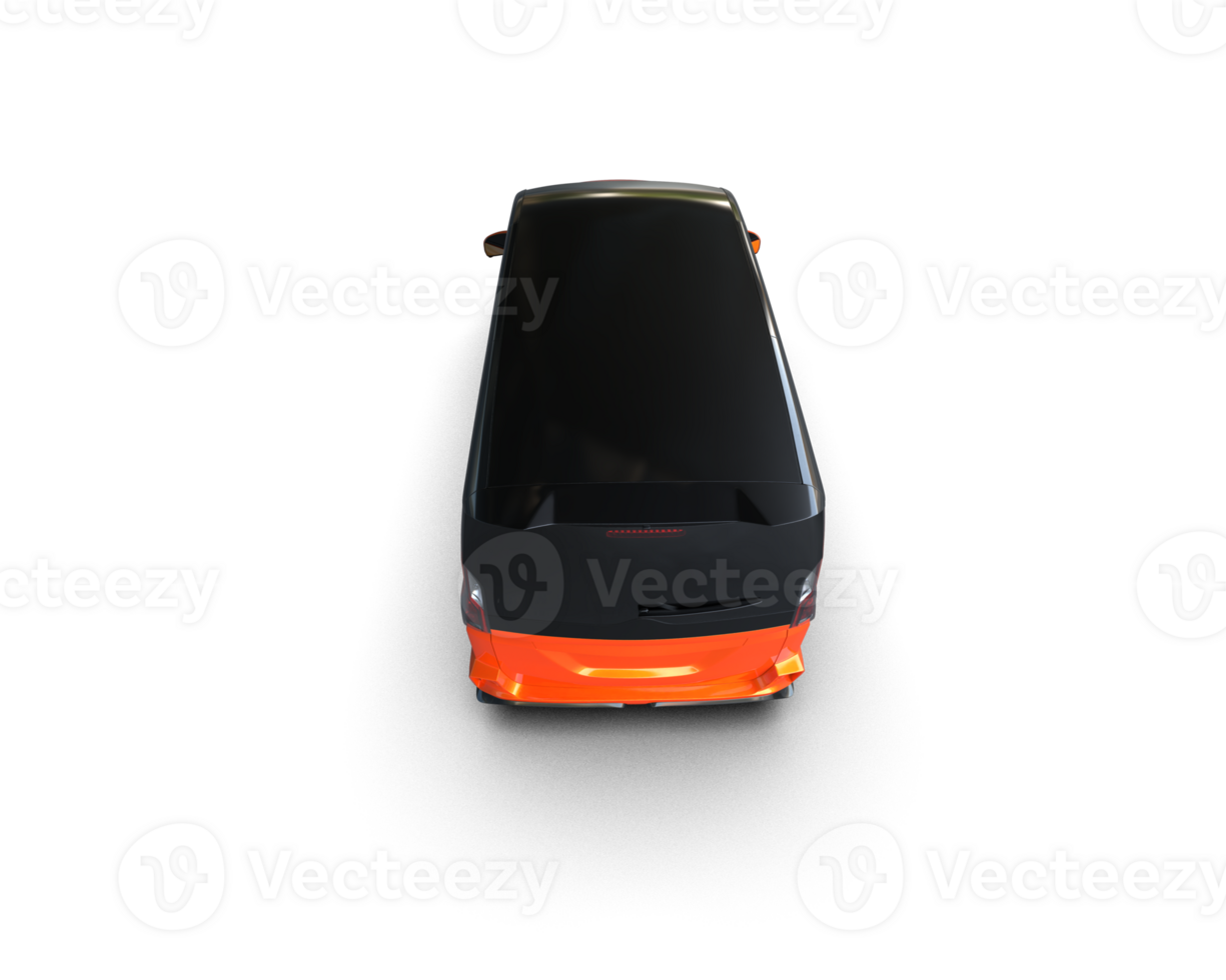 Modern car isolated on background. 3d rendering - illustration png