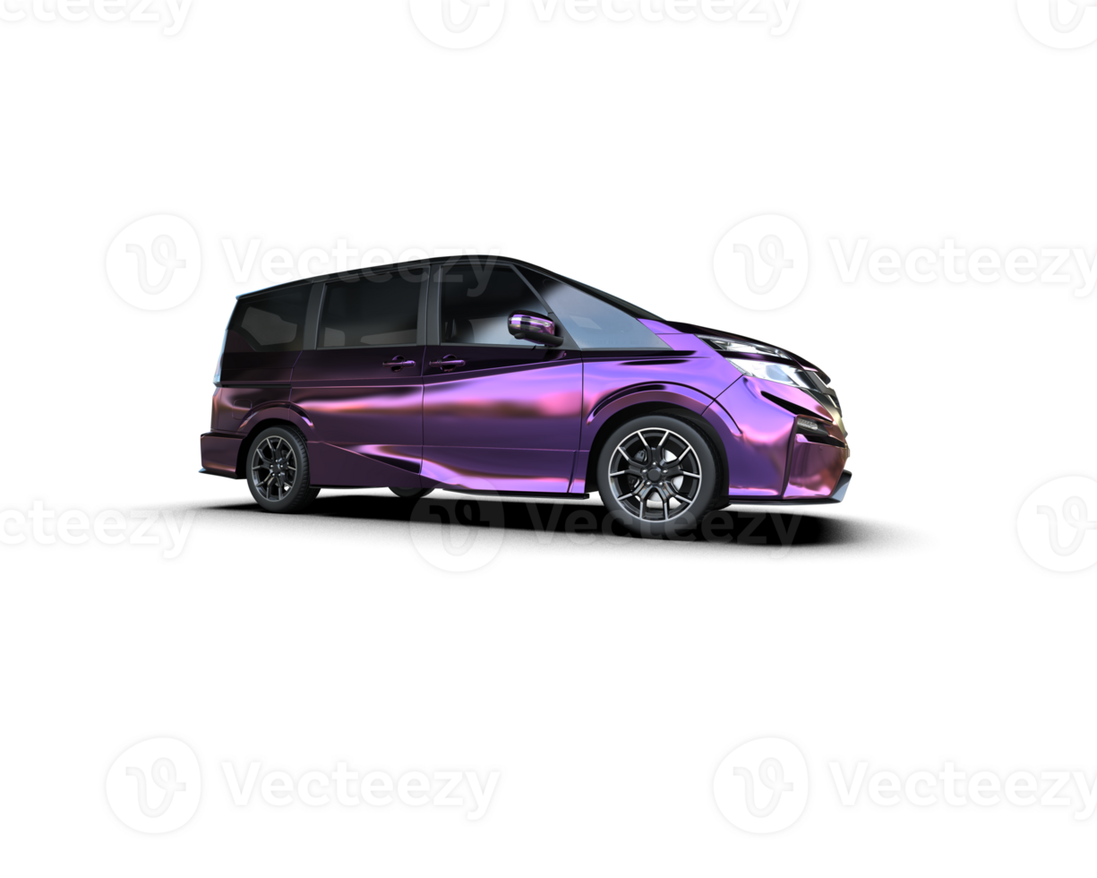 Modern car isolated on background. 3d rendering - illustration png