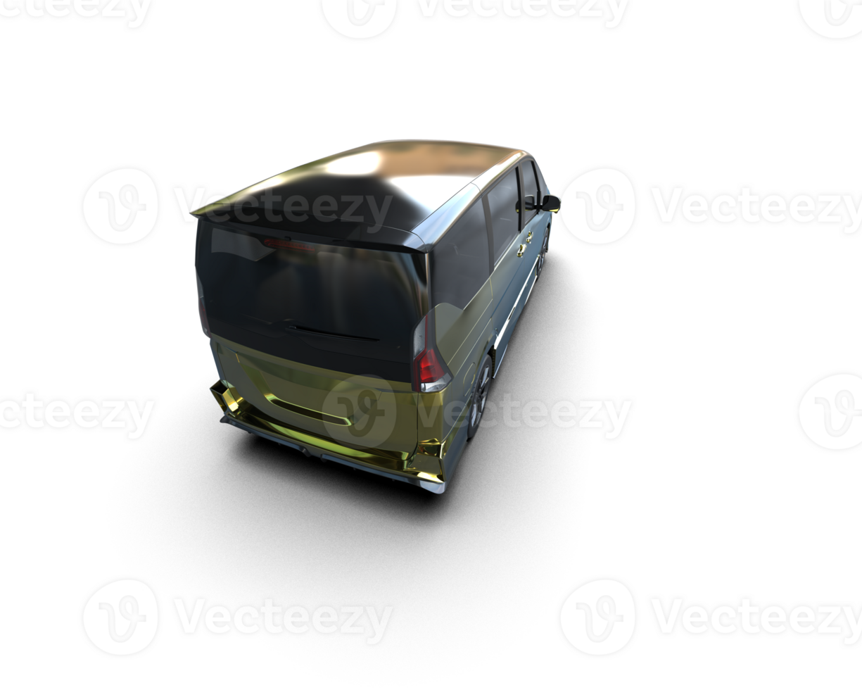 Modern car isolated on background. 3d rendering - illustration png