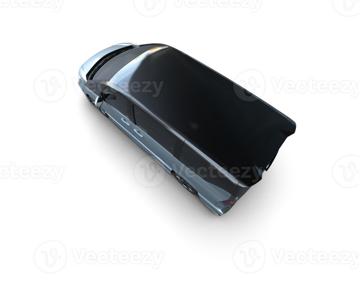 Modern car isolated on background. 3d rendering - illustration png
