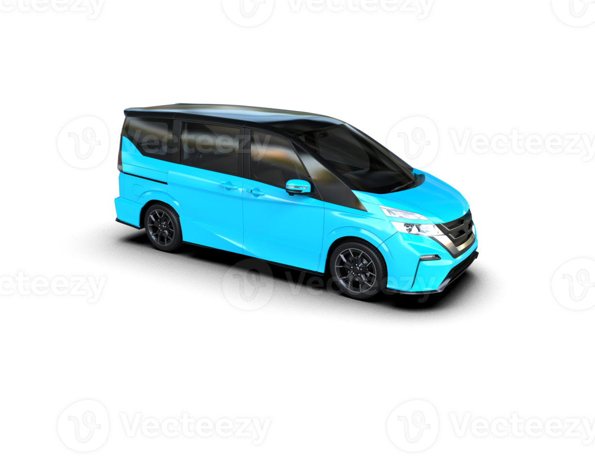 Modern car isolated on background. 3d rendering - illustration png