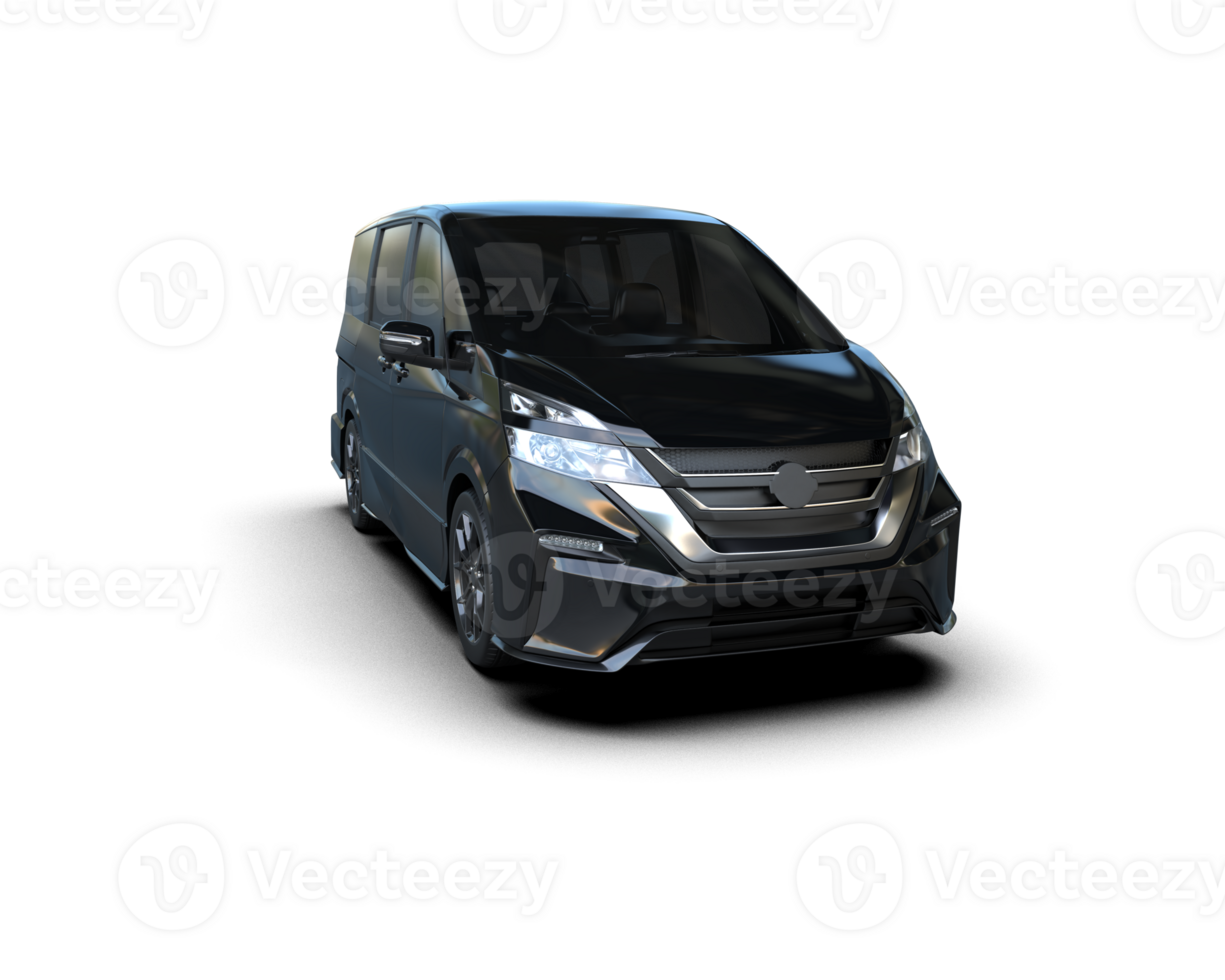 Modern car isolated on background. 3d rendering - illustration png