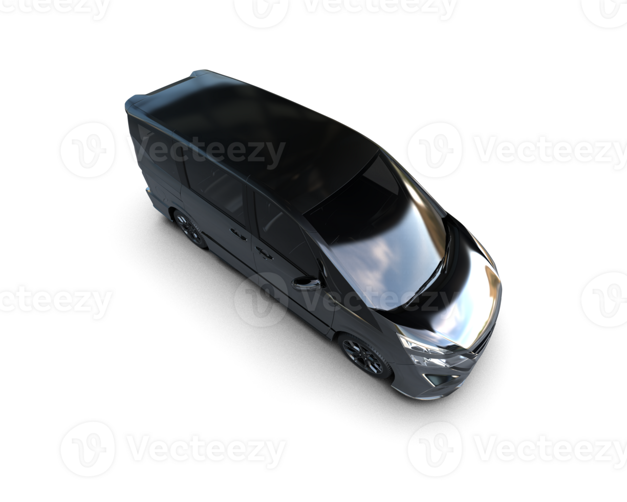 Modern car isolated on background. 3d rendering - illustration png