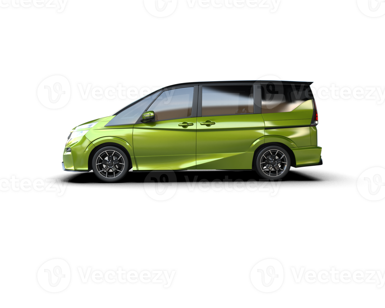 Modern car isolated on background. 3d rendering - illustration png