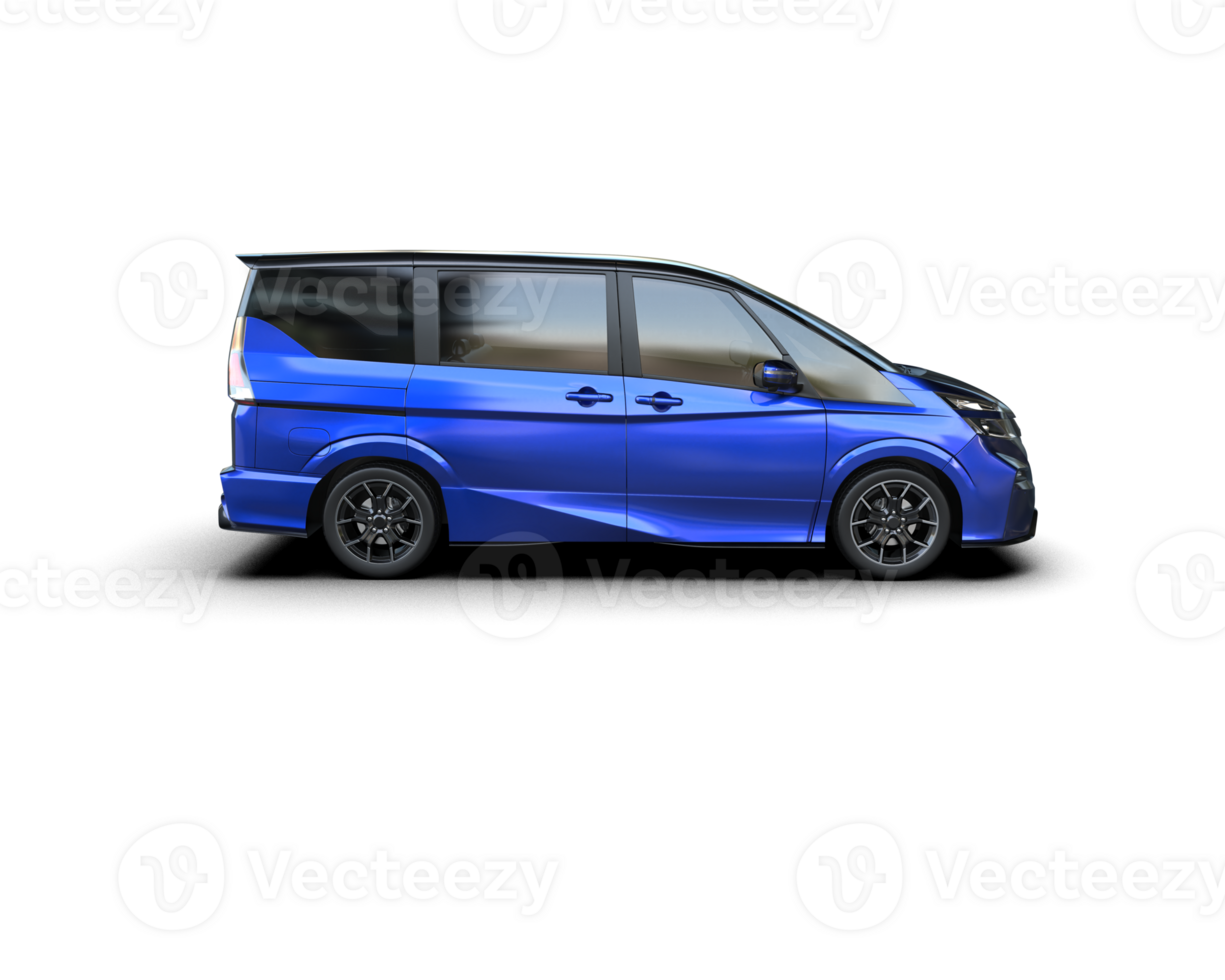 Modern car isolated on background. 3d rendering - illustration png
