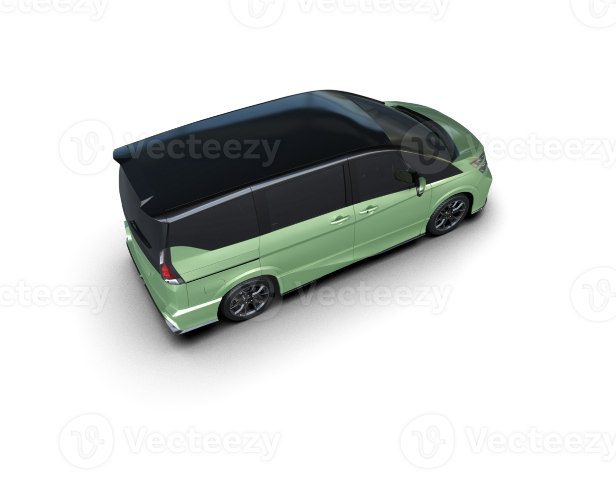 Modern car isolated on background. 3d rendering - illustration png