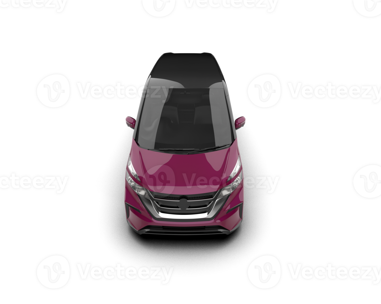Modern car isolated on background. 3d rendering - illustration png