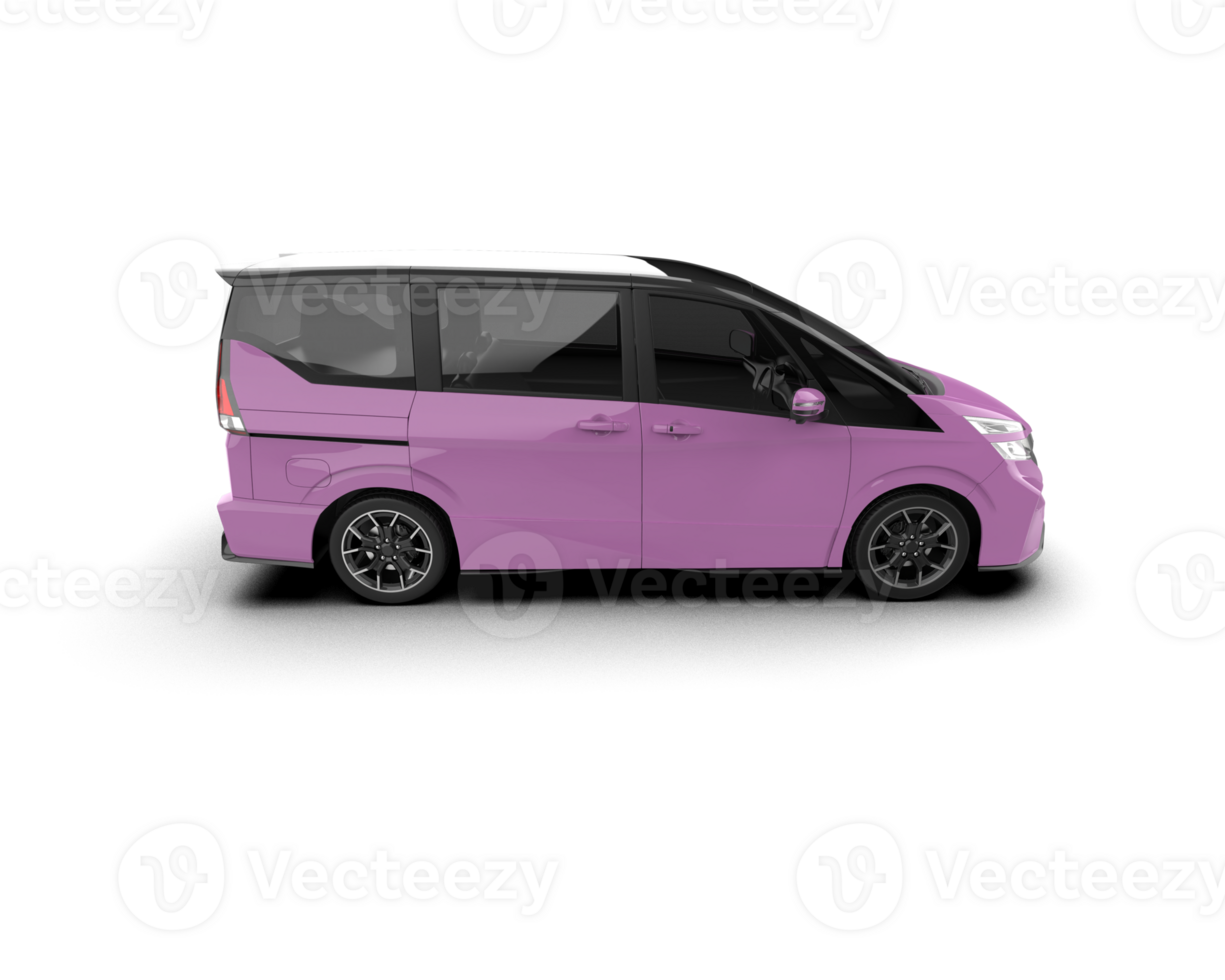 Modern car isolated on background. 3d rendering - illustration png