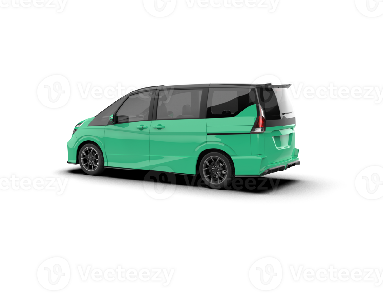 Modern car isolated on background. 3d rendering - illustration png
