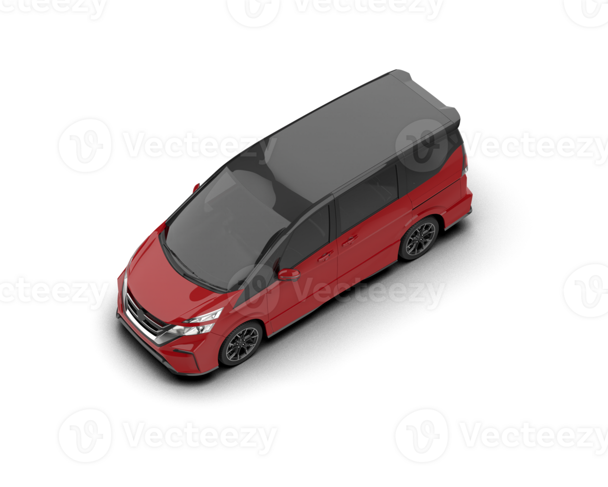 Modern car isolated on background. 3d rendering - illustration png