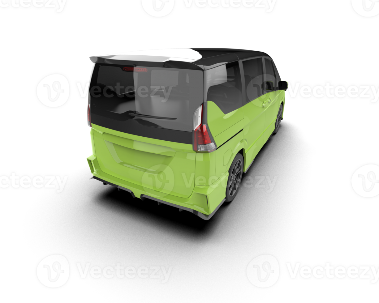 Modern car isolated on background. 3d rendering - illustration png