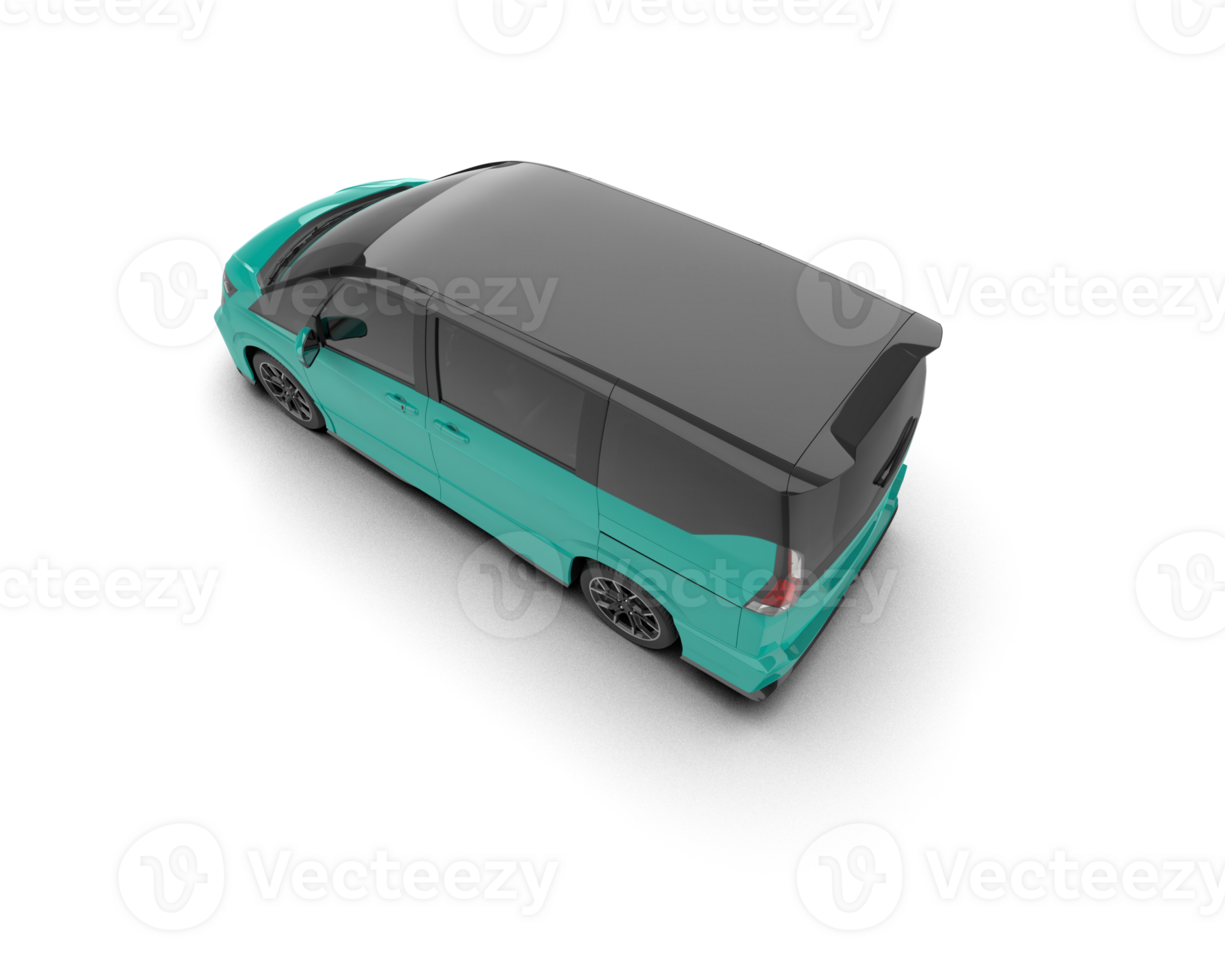 Modern car isolated on background. 3d rendering - illustration png