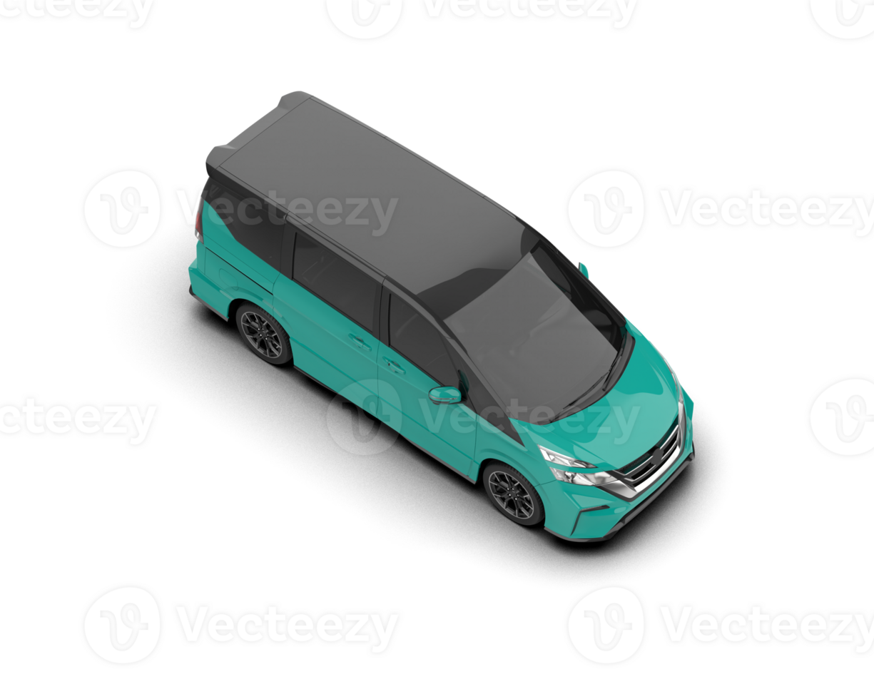 Modern car isolated on background. 3d rendering - illustration png