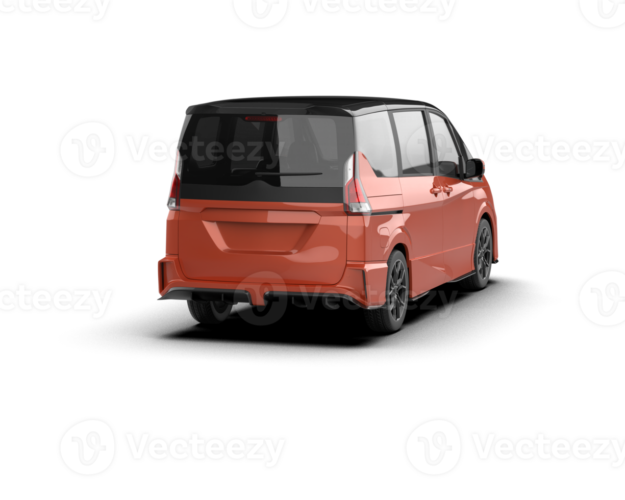 Modern car isolated on background. 3d rendering - illustration png