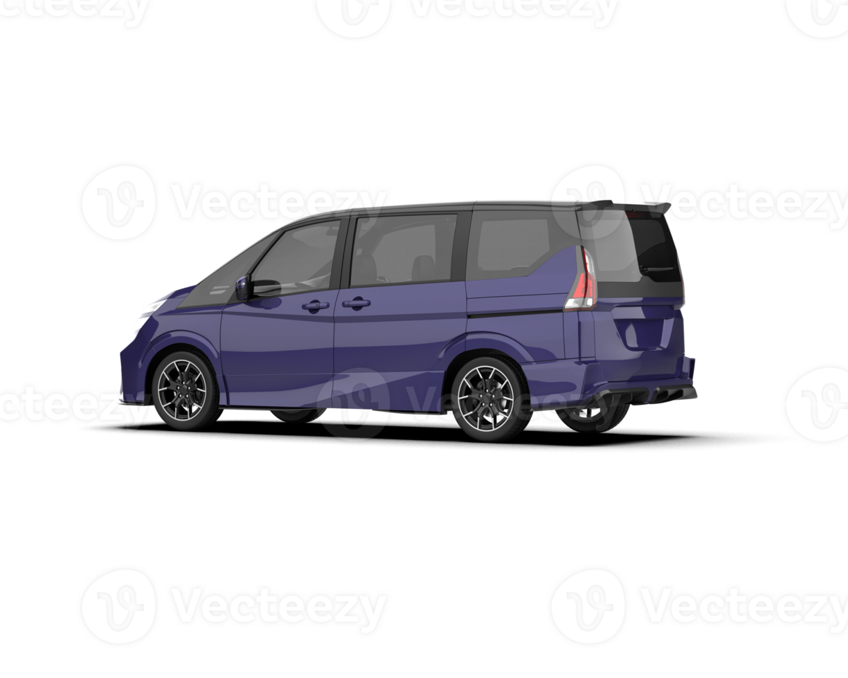 Modern car isolated on background. 3d rendering - illustration png