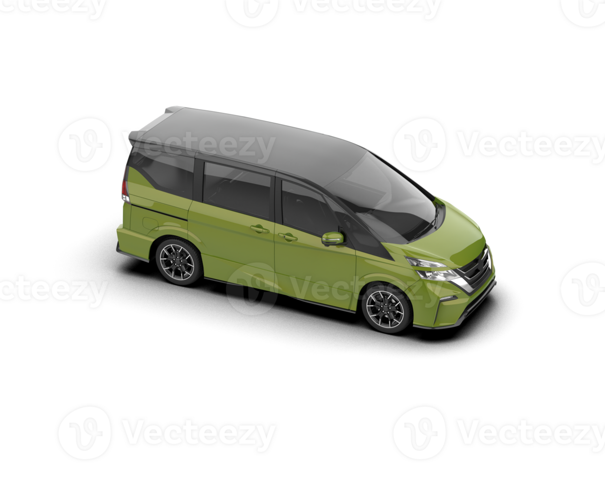 Modern car isolated on background. 3d rendering - illustration png