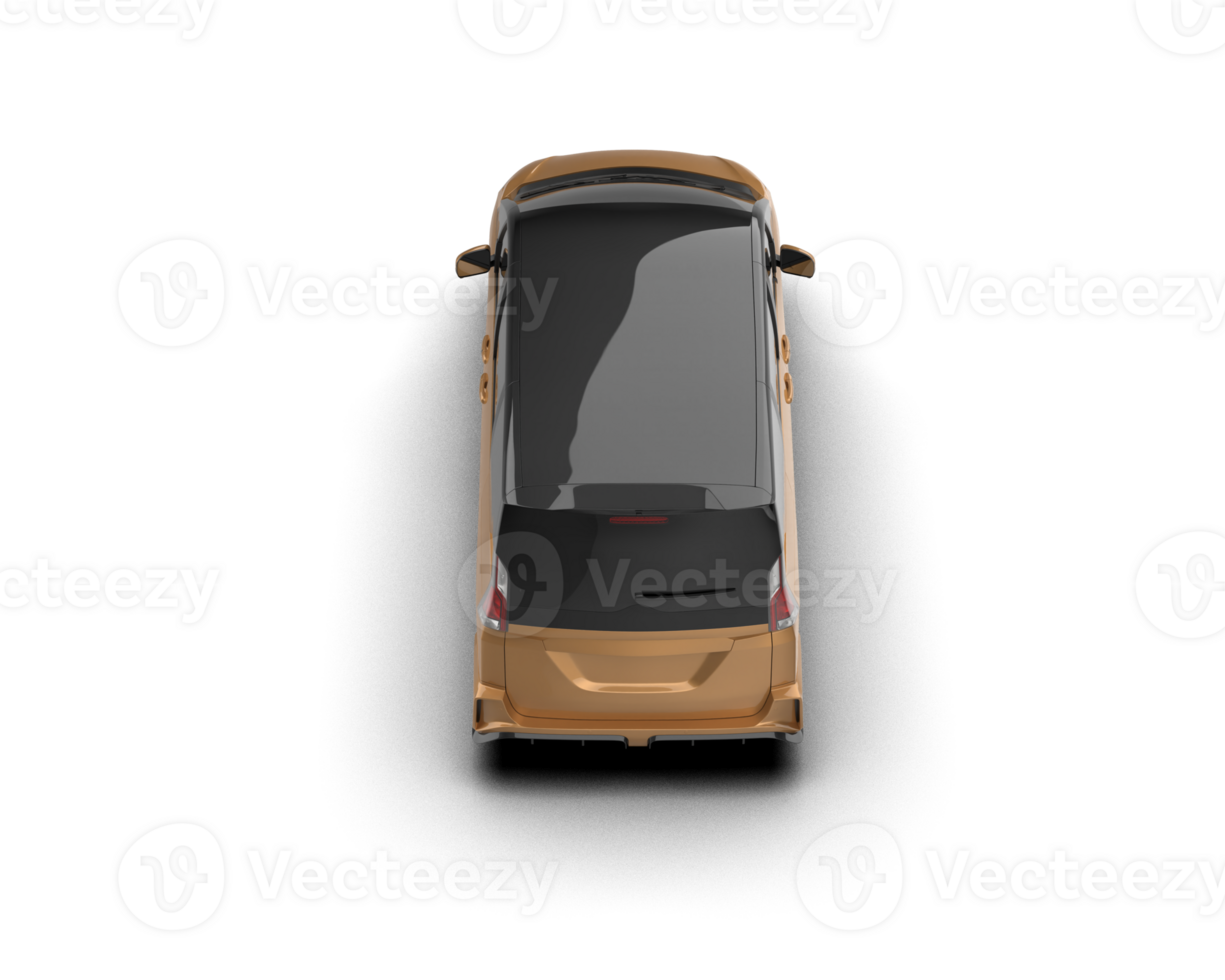 Modern car isolated on background. 3d rendering - illustration png