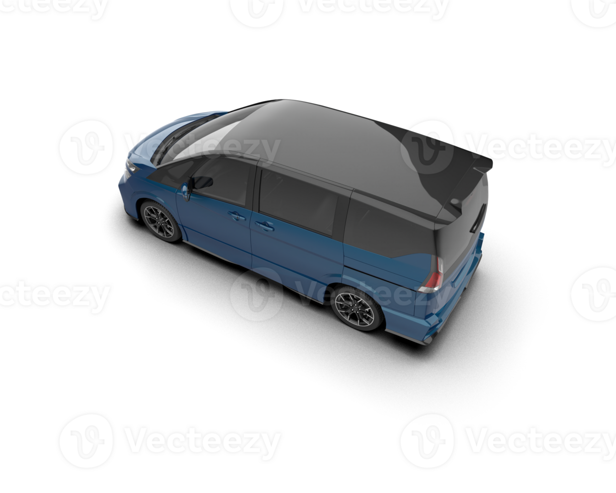 Modern car isolated on background. 3d rendering - illustration png