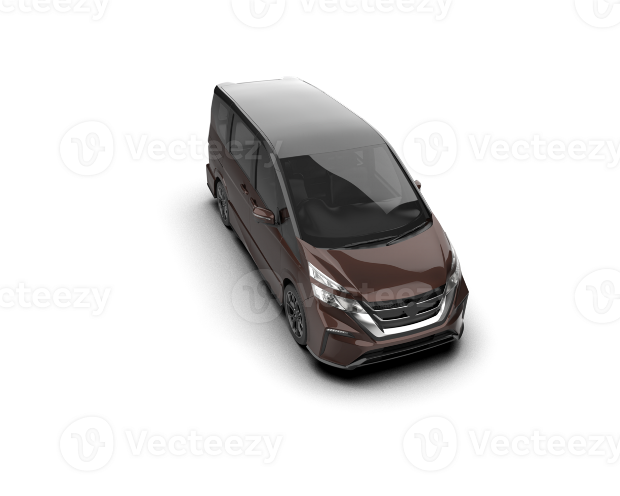 Modern car isolated on background. 3d rendering - illustration png