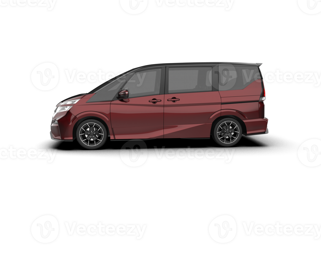 Modern car isolated on background. 3d rendering - illustration png