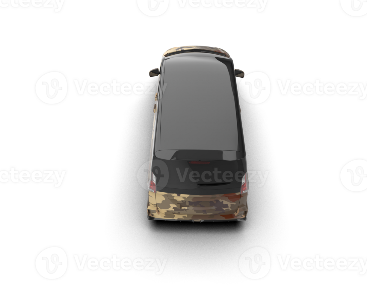 Modern car isolated on background. 3d rendering - illustration png