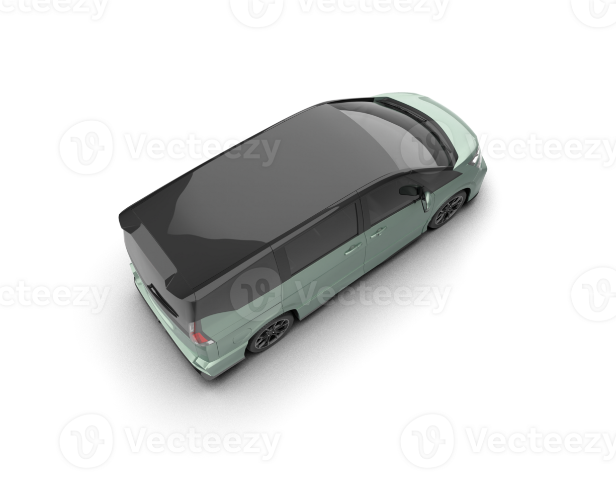 Modern car isolated on background. 3d rendering - illustration png