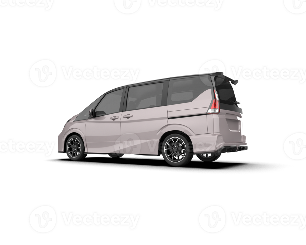 Modern car isolated on background. 3d rendering - illustration png