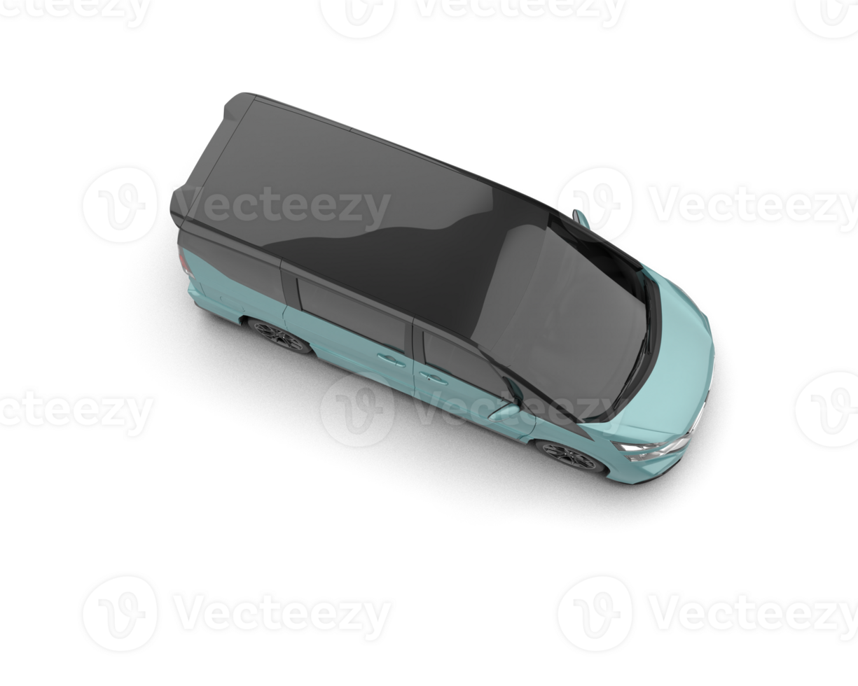 Modern car isolated on background. 3d rendering - illustration png