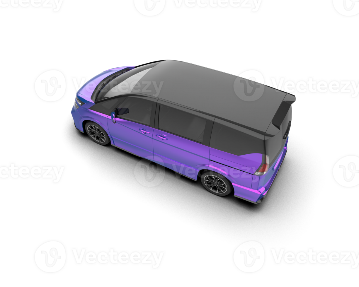 Modern car isolated on background. 3d rendering - illustration png