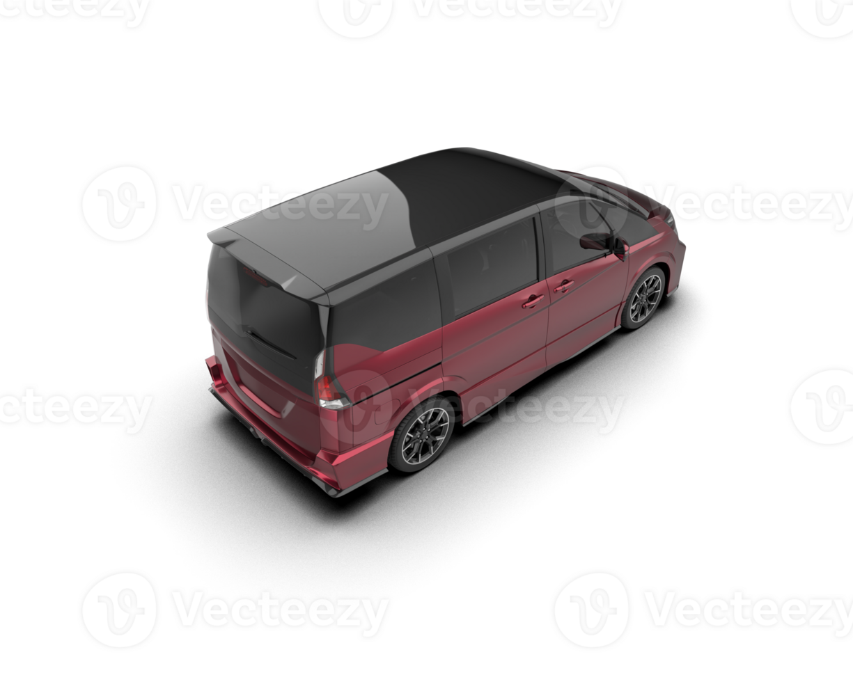 Modern car isolated on background. 3d rendering - illustration png
