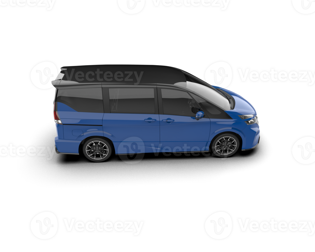 Modern car isolated on background. 3d rendering - illustration png