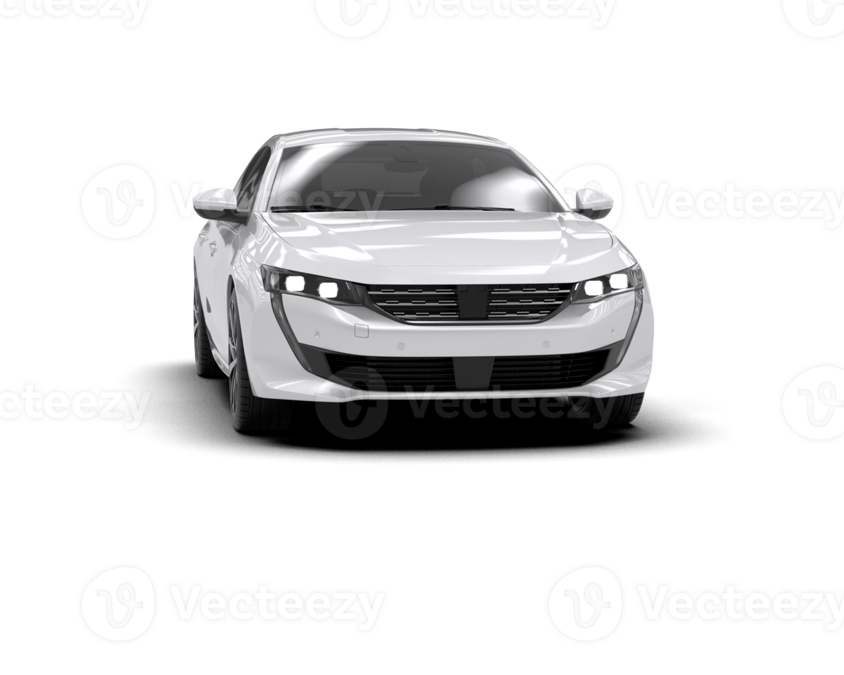 Modern car isolated on background. 3d rendering - illustration png