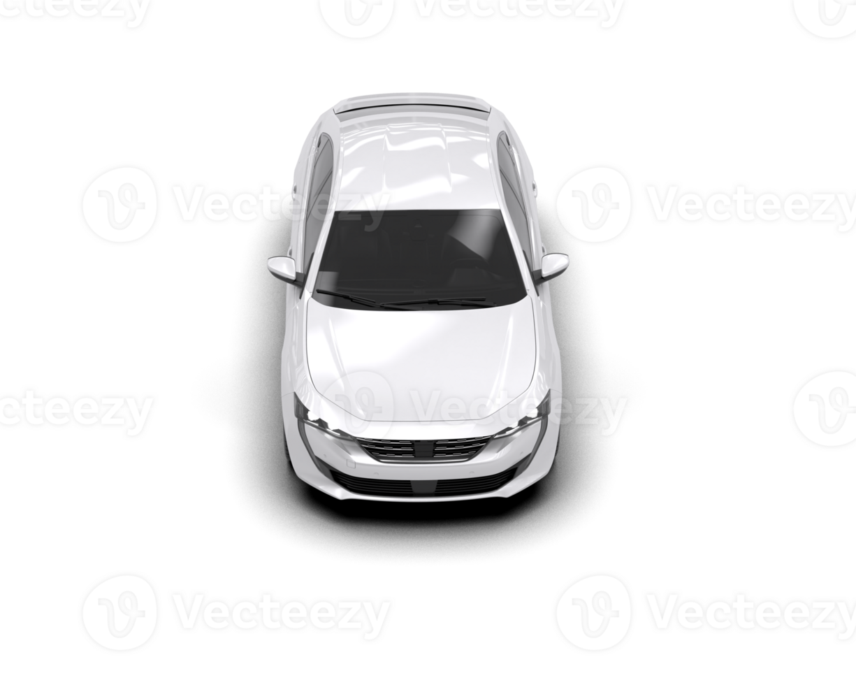 Modern car isolated on background. 3d rendering - illustration png
