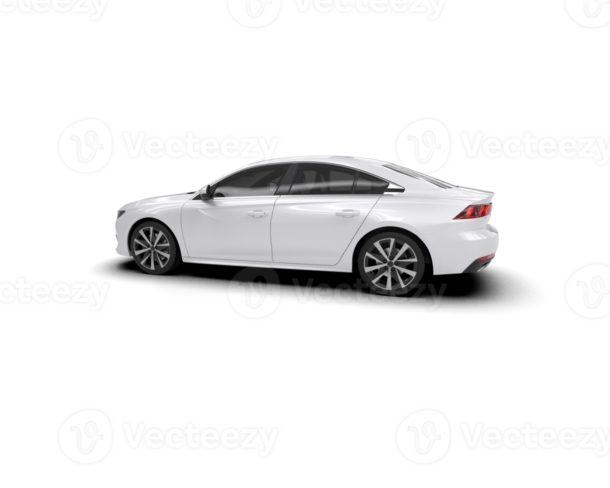 Modern car isolated on background. 3d rendering - illustration png
