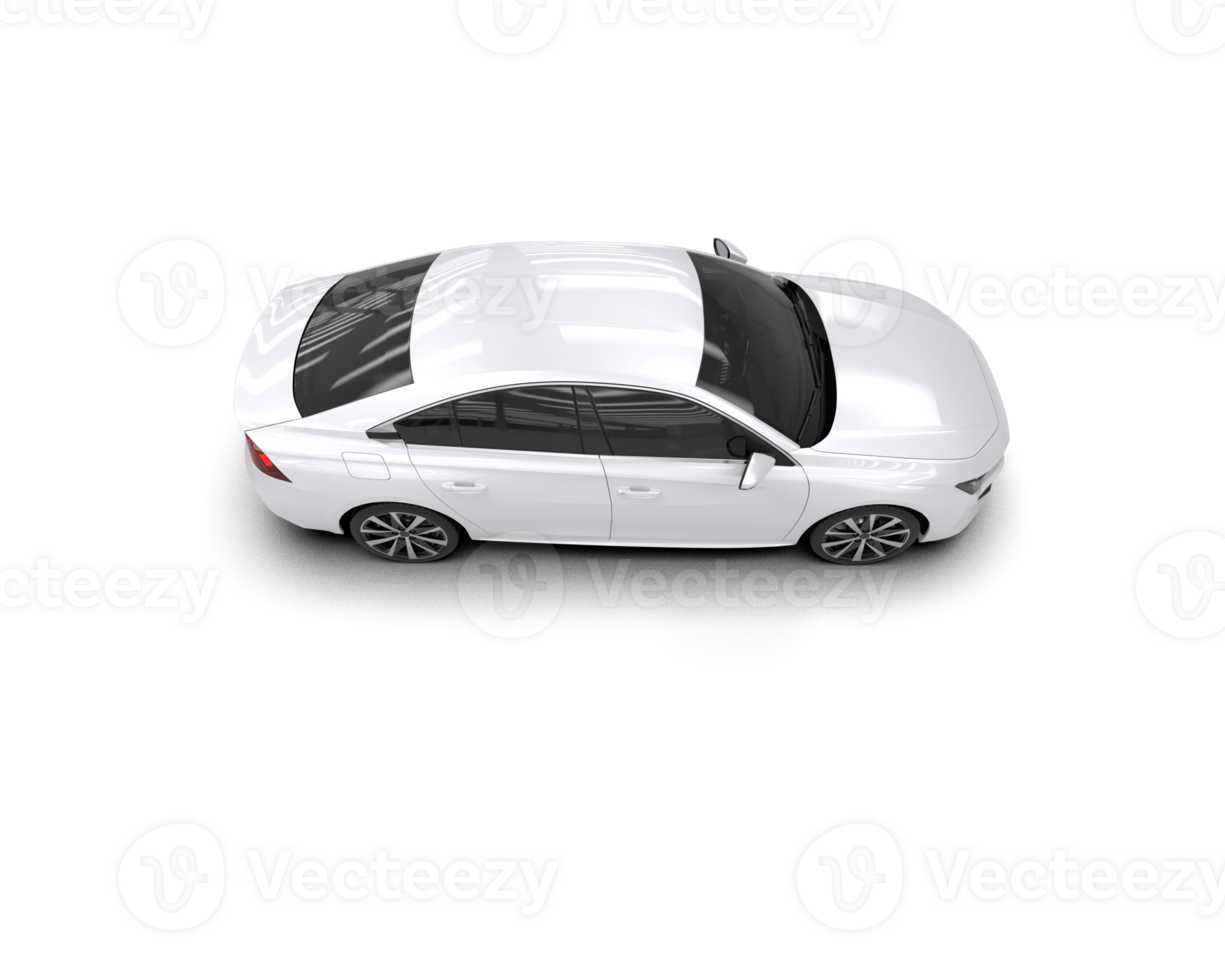 Modern car isolated on background. 3d rendering - illustration png