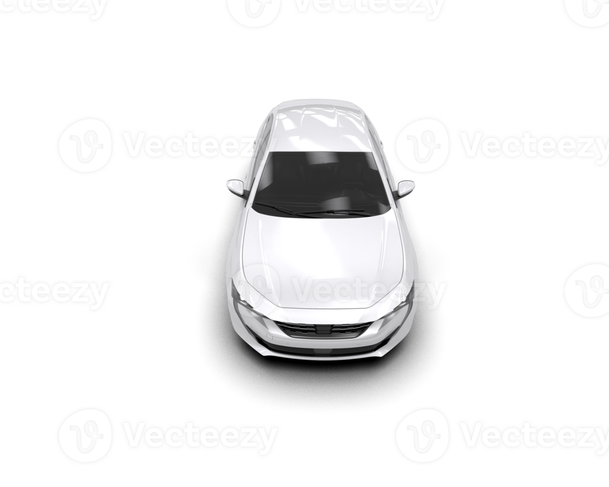 Modern car isolated on background. 3d rendering - illustration png