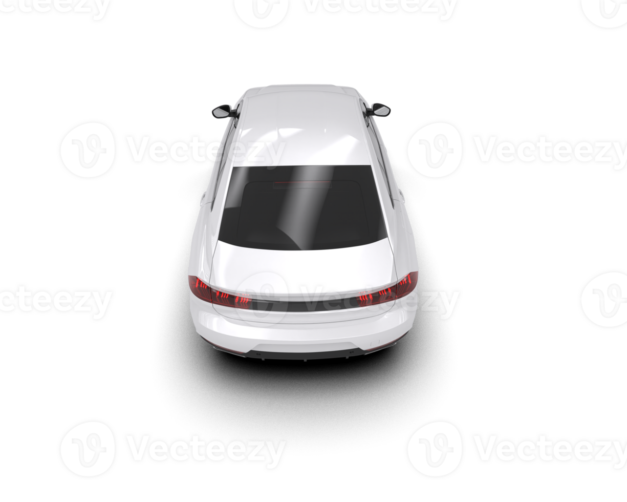 Modern car isolated on background. 3d rendering - illustration png