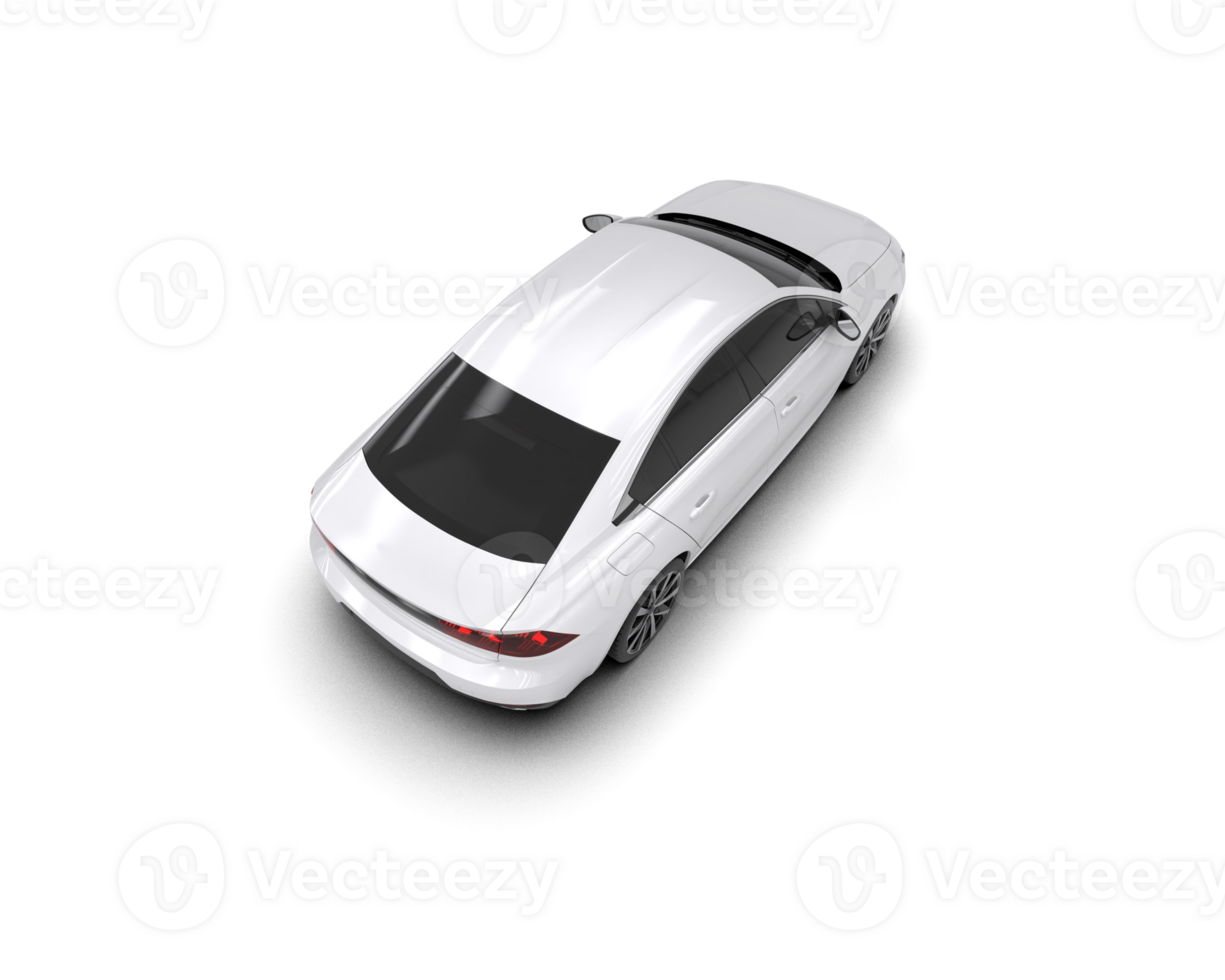 Modern car isolated on background. 3d rendering - illustration png