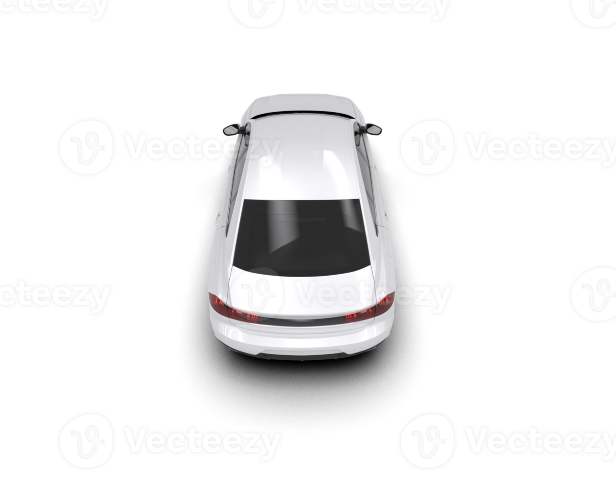 Modern car isolated on background. 3d rendering - illustration png
