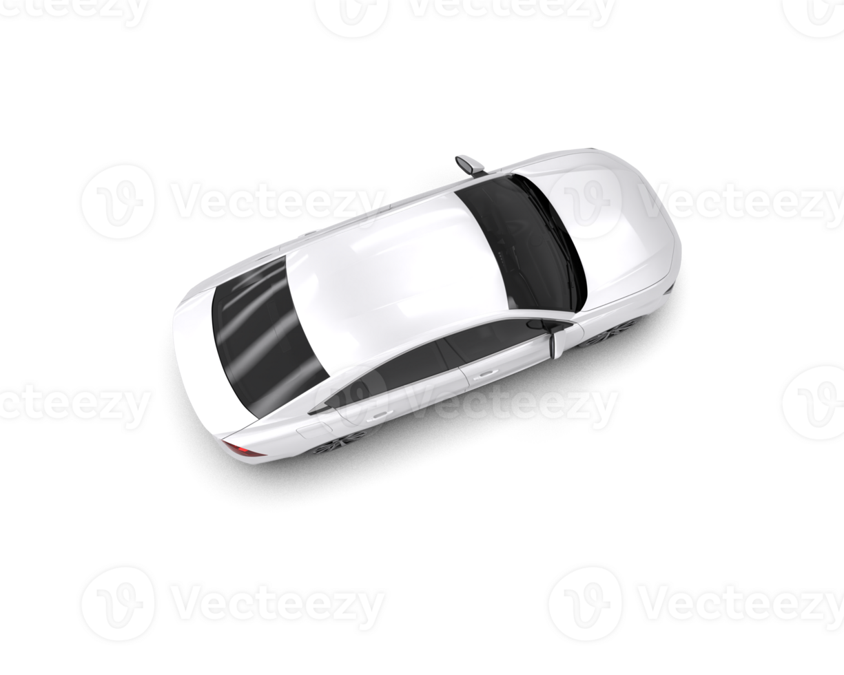 Modern car isolated on background. 3d rendering - illustration png