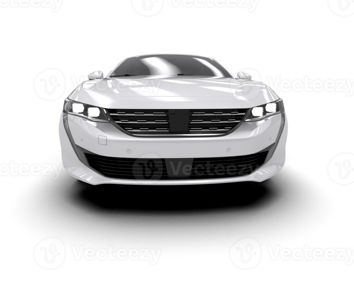 Modern car isolated on background. 3d rendering - illustration png