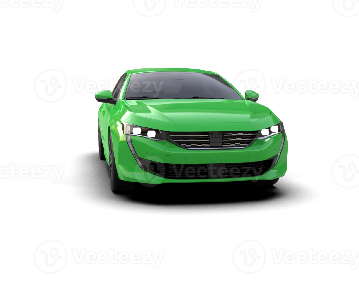 Modern car isolated on background. 3d rendering - illustration png