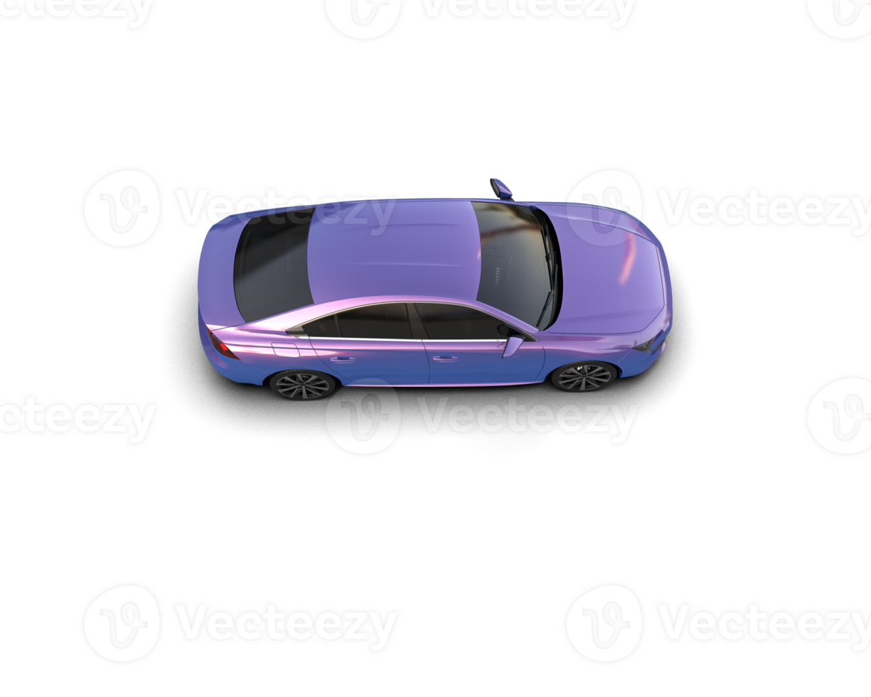 Modern car isolated on background. 3d rendering - illustration png