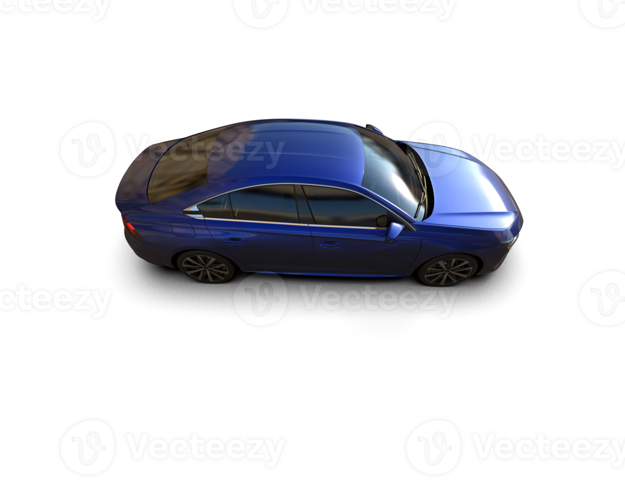 Modern car isolated on background. 3d rendering - illustration png